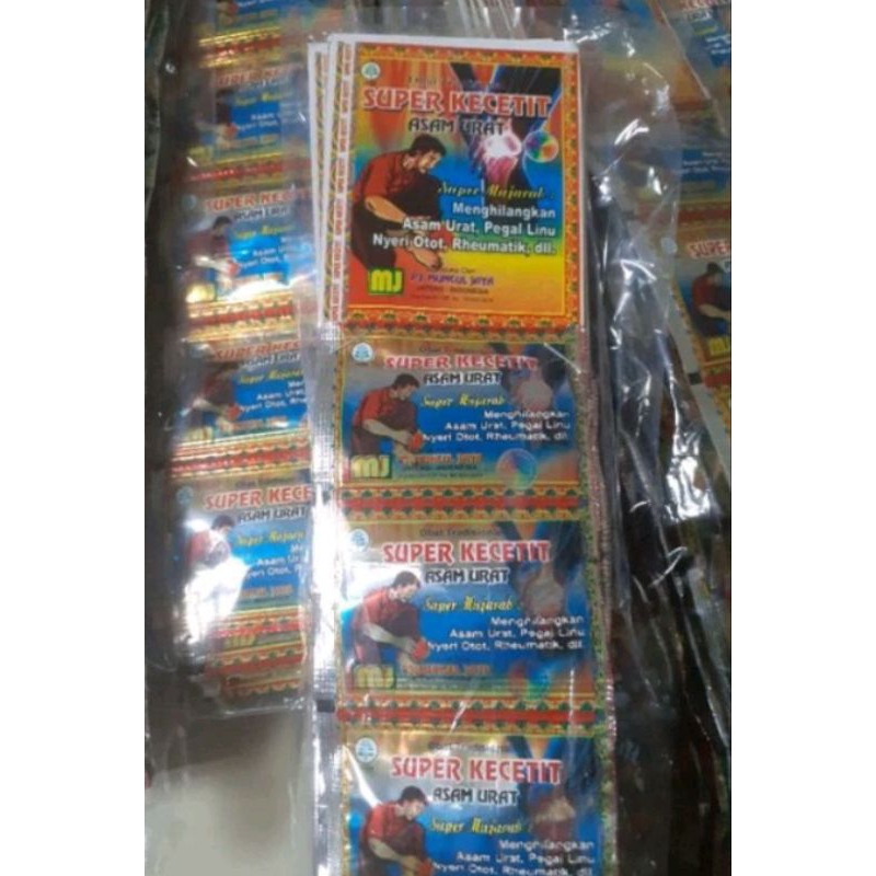 pil kecetit super kecetit original (1 slop 5 hanger)