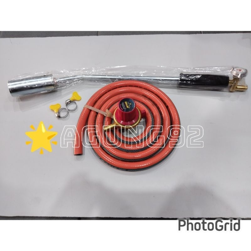 KOMPOR TEMBAK KOMPLIT REGULATOR SOLID