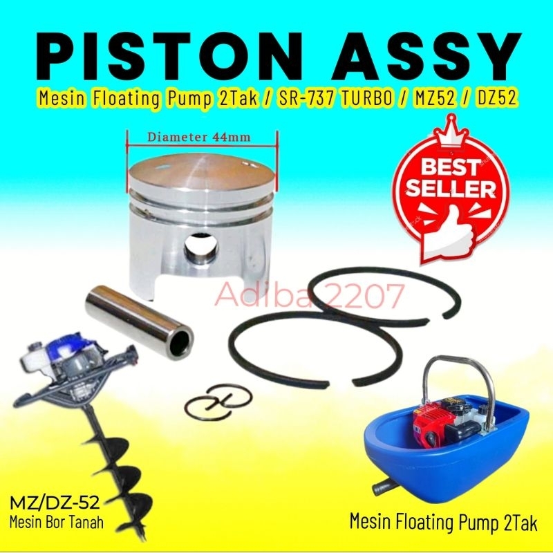 Ring seher sokar set mesin floating pump pompa apung siram bawang 2 tak/semprot hama mist blower kab