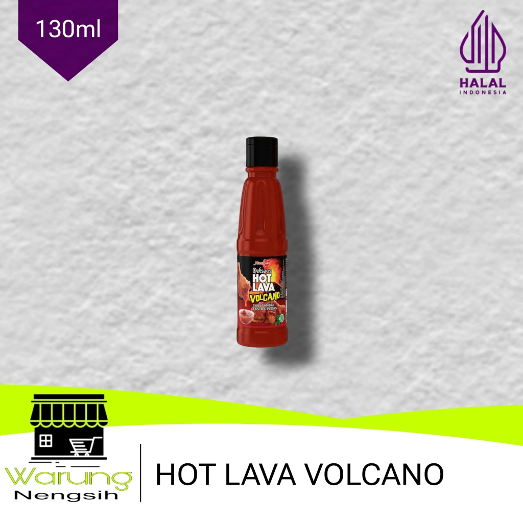 Hot Lava Vulcano / saus extra pedas / hot lava / Saos Extra Pedas / saos Hot Lava / Saus Hot Lava