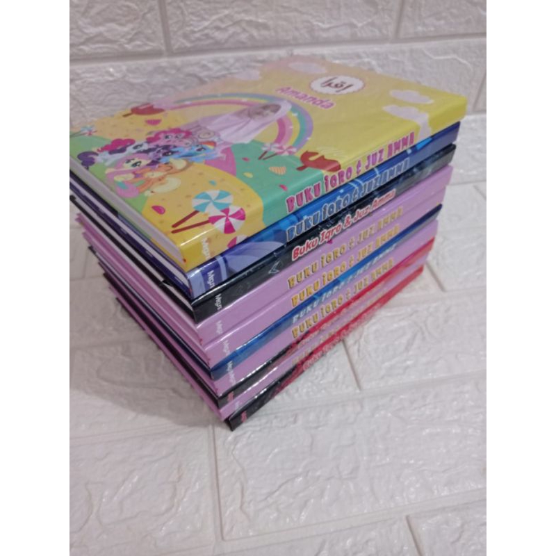 

Buku Iqro hardcover custom nama dan foto