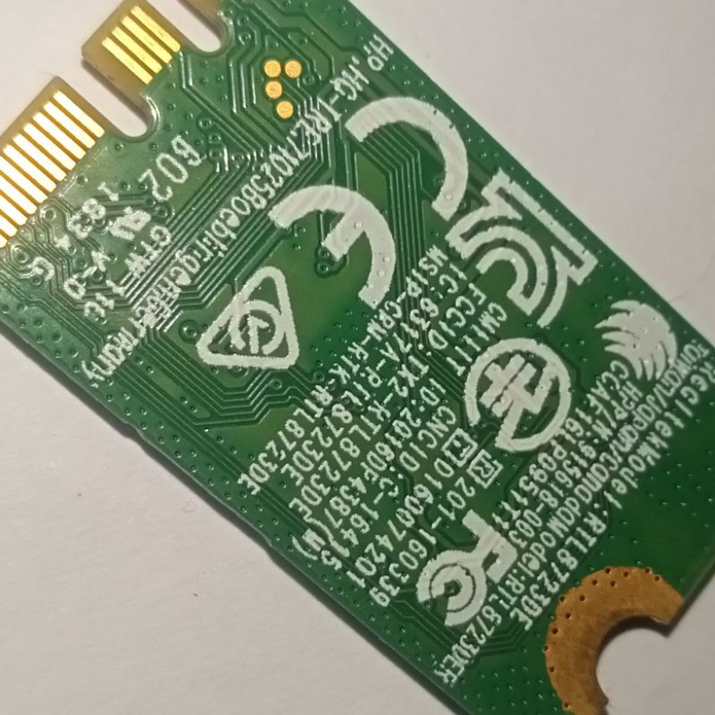 WiFi Card Realtek RTL8723DE