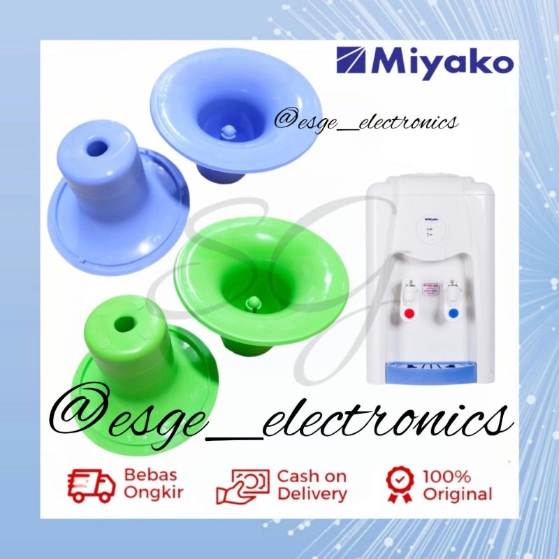 CORONG DISPENSER MIYAKO ORIGINAL TUTUP DISPENSER MIYAKO ORIGINAL TATAKAN GALON TEMPAT DISPENSER