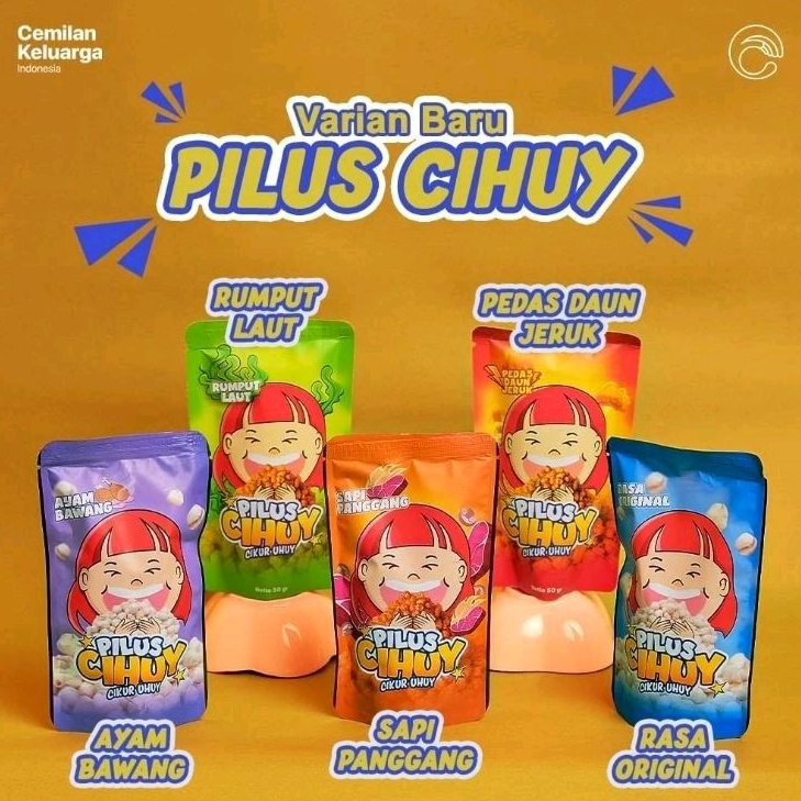 

PILUS CIKUR UHUY Kemasan 50gr | Cemilan Viral Cemilan Keluarga Kekinian | Bisa COD