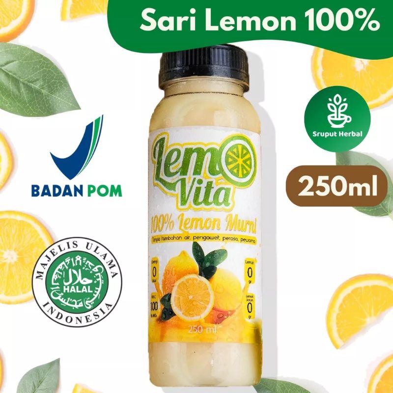 

LEMOVITA Sari Lemon Murni 100% jus diet (BPOM)
