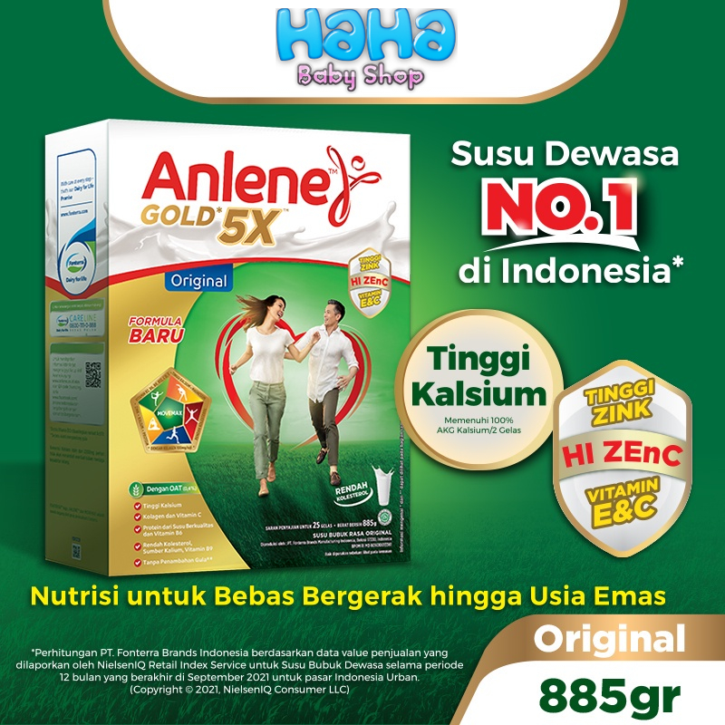 

New // Anlene Gold Susu Bubuk Dewasa Cokelat/Vanilla 600G/850G - Nutrisi Tinggi Kalsium Untuk