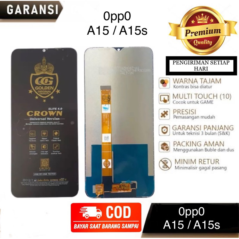 Lcd Touchscreen OPPO A15 / A15s Fullset ORIGINAL