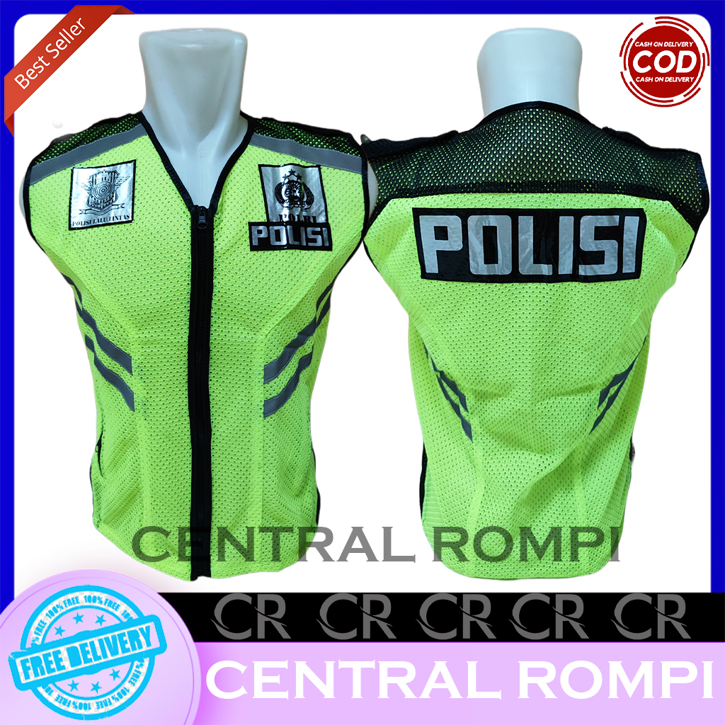 Rompi Polisi Terbaru Bahan Jaring Premium | Rompi Polisi | Vest Polisi | Rompi Pria