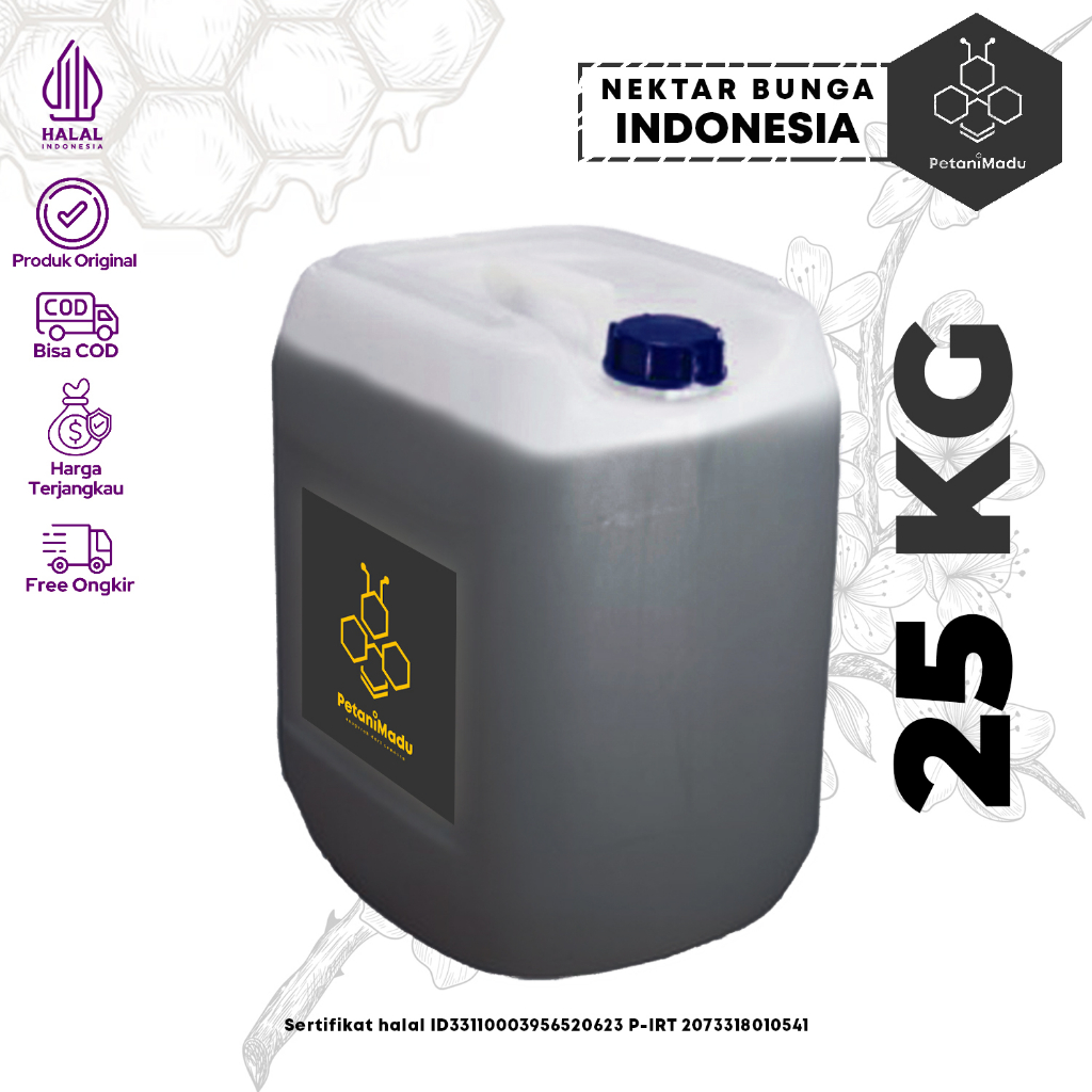 

GROSIR | 25 KG - Madu Asli Murni Original Raw Honey 100%