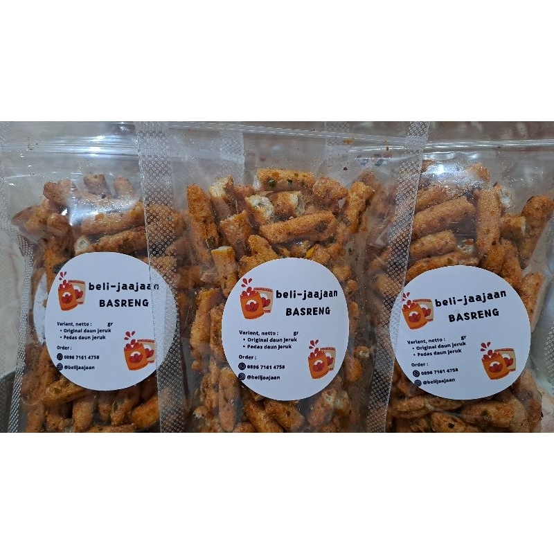 

Basreng pedas daun jeruk