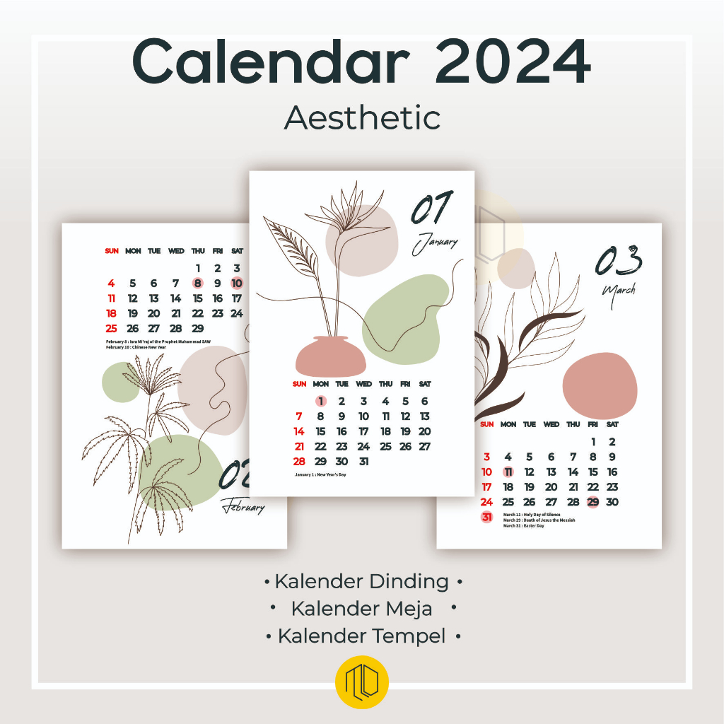 

Kalender 2024 / Kalender Duduk Aesthetic Tahun 2024 / 2024 Spiral / KALENDER 2024 A3+ KALENDER POSTER DINDING AESTHETIC LUCU / Calendar 2024 - Kalender Planner Aktifitas Lucu Aestetik / kalender 2024 kalender meja lucu unik spiral hard cover murah KANTOR