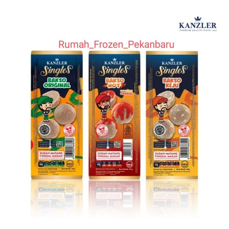 

Kanzler Single Bakso Hot, Original & Keju | Premium