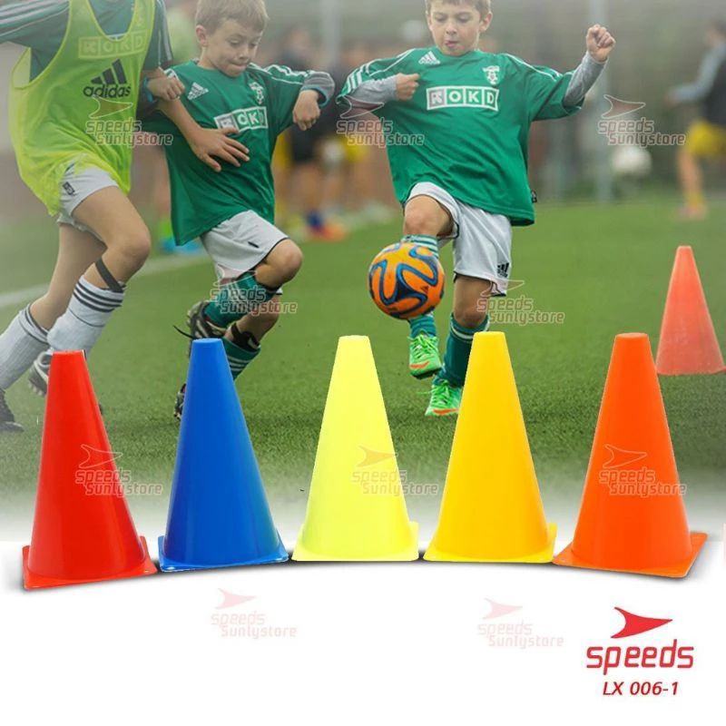 SPEEDS LX 006‐01 Cone Kerucut 23CM Marker Latihan Olahraga