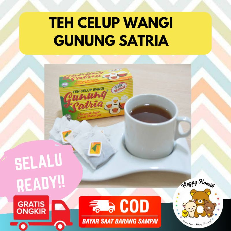 

Teh Celup Wangi Gunung Satria Khas Kalimantan Selatan Banjarmasin