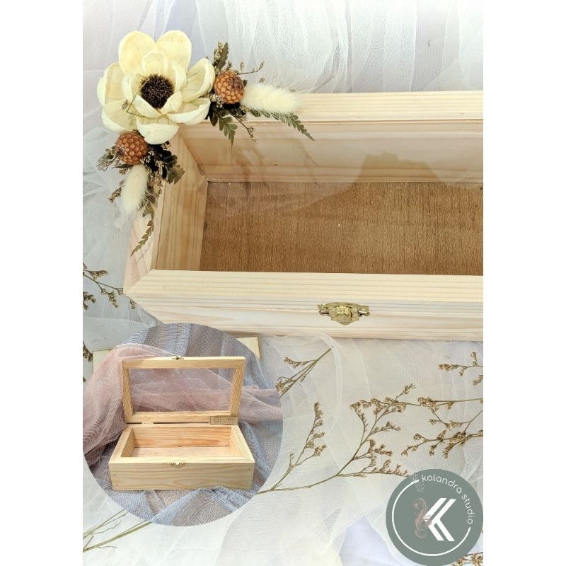 Kotak Uang Panai Pernikahan Rustic / Kotak Seserahan Mahar Nikah Rustik //'Urwah al-bariqi