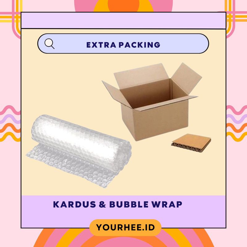 

EXTRA PACKING SUPAYA BIAS AMAN