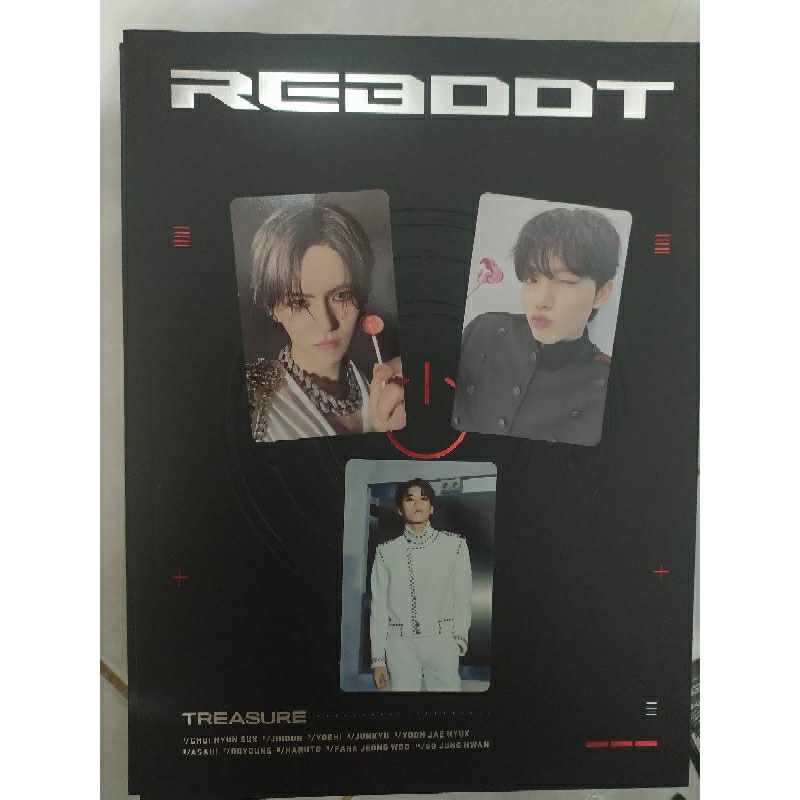 Ready Photocard PC Junkyu Yoshi Jongu Jeongwoo Treasure Reboot Digipack Permen Photobook PB