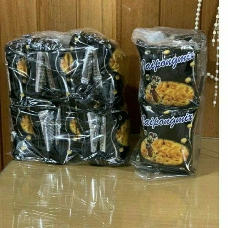 

kacang Jaipong Mix kemasan 1 Renceng isi 10Pcs