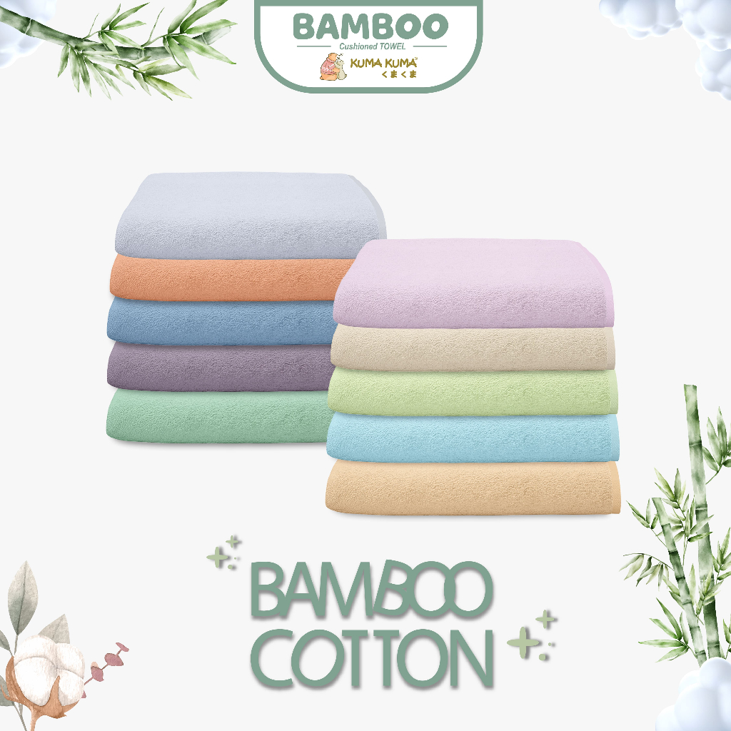 Little Palmerhaus Bamboo Towel Handuk Bayi / Handuk Bayi Polos/ Handuk Katun Lembut Murah / Kado