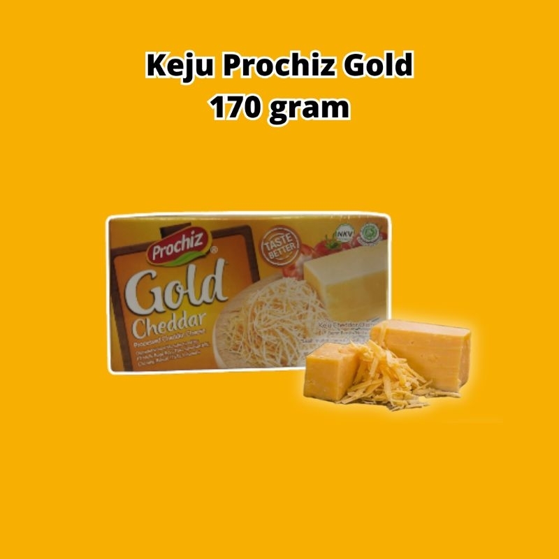 

Keju Prochiz Cheddar 170 g / Keju / Prochiz / Cheddar, murah berkualitas dan sehat bergizi