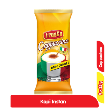 

<<SS>> FresCo Kopi Instan Krim Susu / Cappuccino10 x 28 g