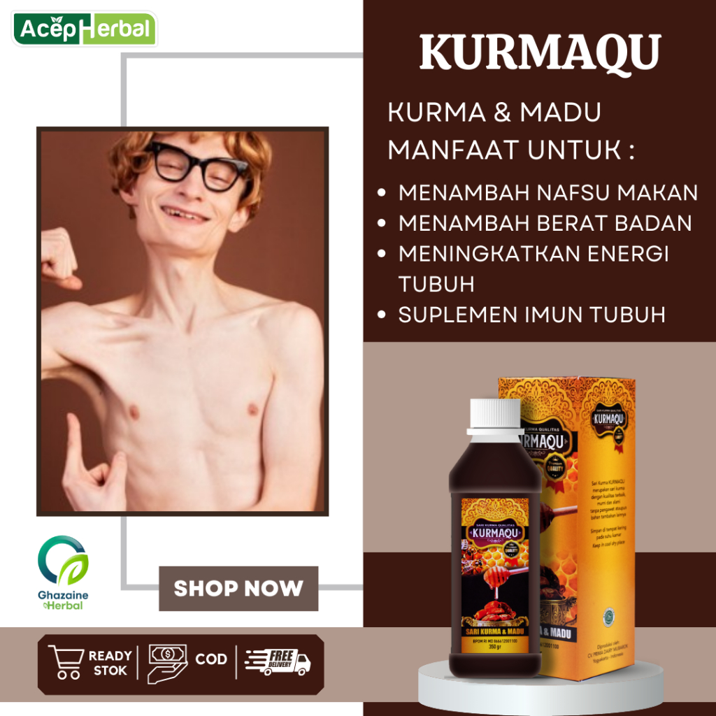 

Madu Penambah Nafsu Makan Anak Dan Dewasa, Penambah Berat Badan, Meningkatkan Imunitas Tubuh, Meningkatkan Stamina Dan Energi Dengan KurmaQu