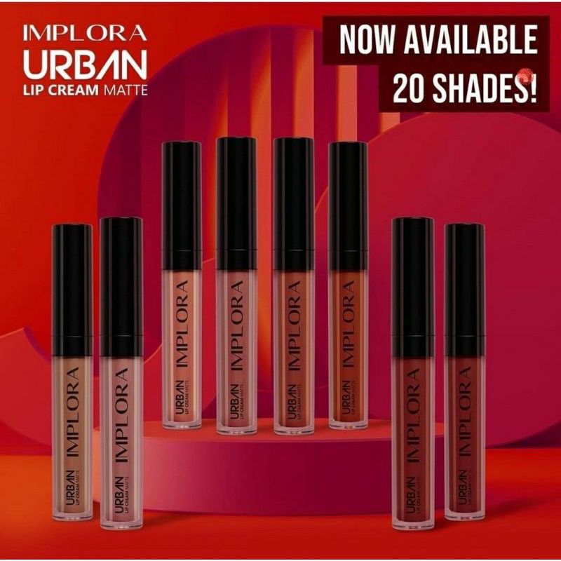 ❤ EGA BEAUTY  SKINCARE & COSMETIC STORE TRENGGALEK❤️ IMPLORA Urban Lip Cream Matte Velvet ( lipcream