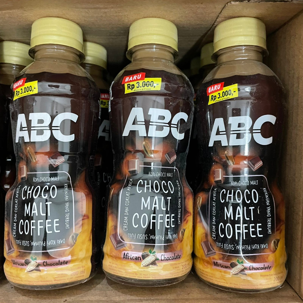 

Kopi Abc susu RTD 24x200ml Choco Malt Coffee