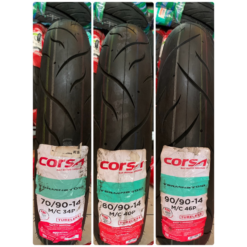 Ban corsa terminator tubeless ring14 donat