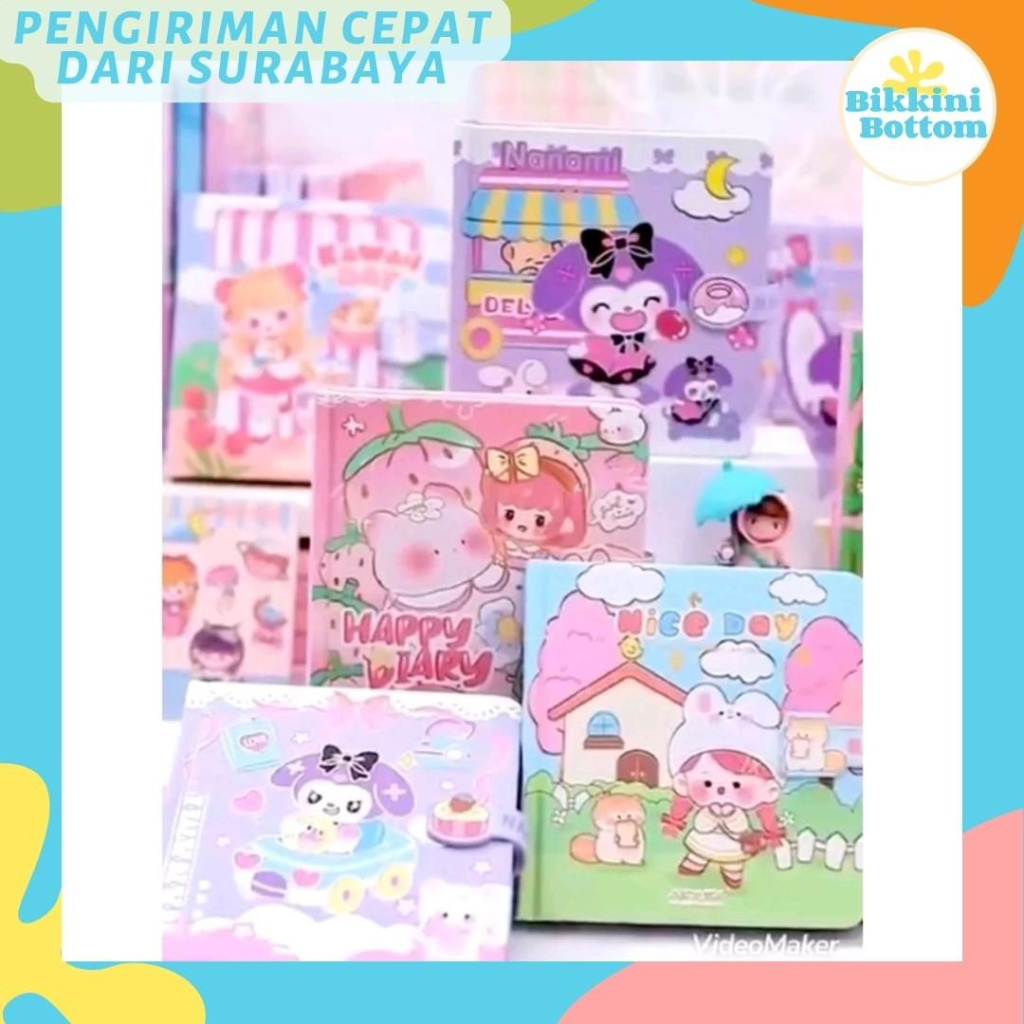 

NOTEBOOK PERSEGI MOTIF DIARY JURNAL HARD COVER BINDER AGENDA | NB42