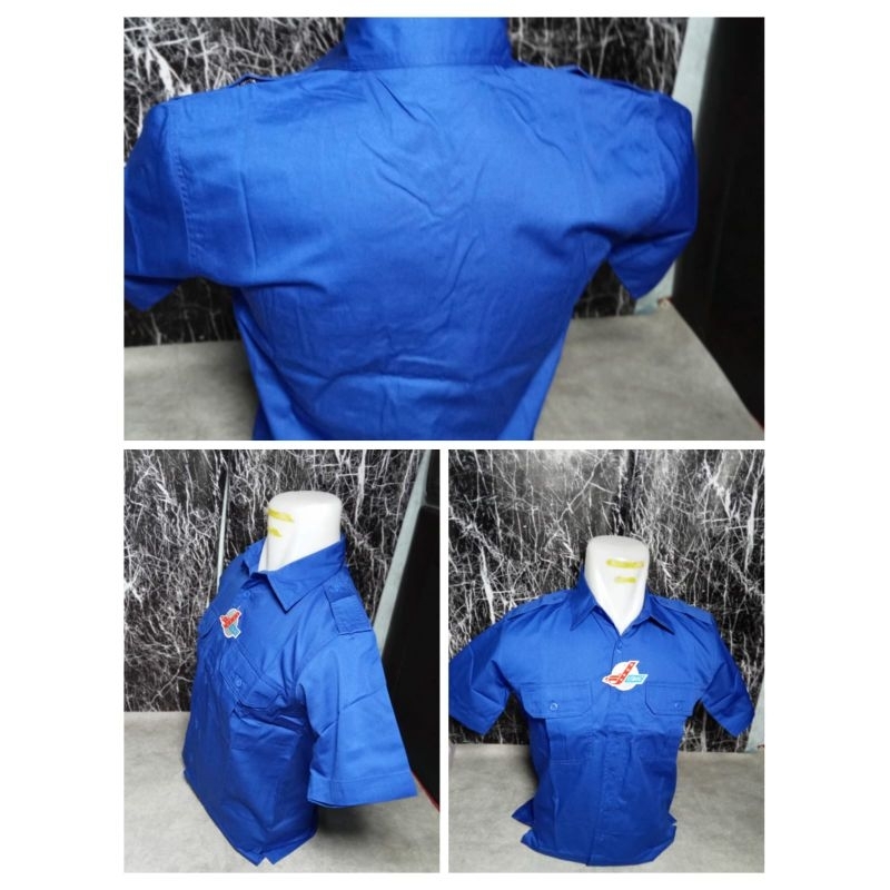 Kemeja pria wanita pendek/Kemeja Bordir/Kemeja Bordir satuan