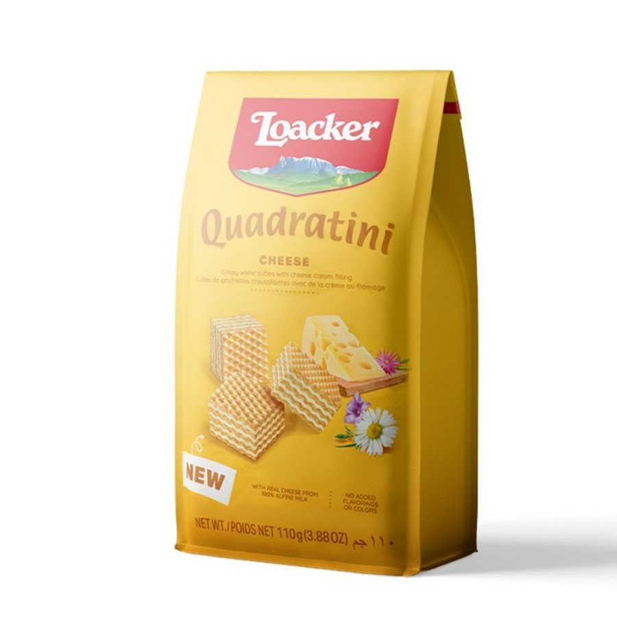 

LOACKER QUADRATINI CHEESE 110G