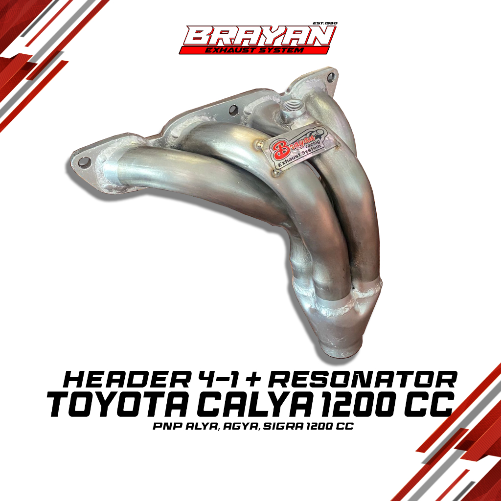 Header Knalpot Mobil Calya Sigra 1200 CC ( BONUS RESONATOR )