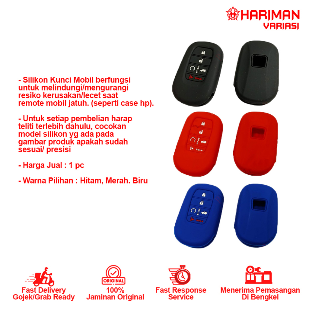 Silikon Kunci Remote Mobil HRV 2022