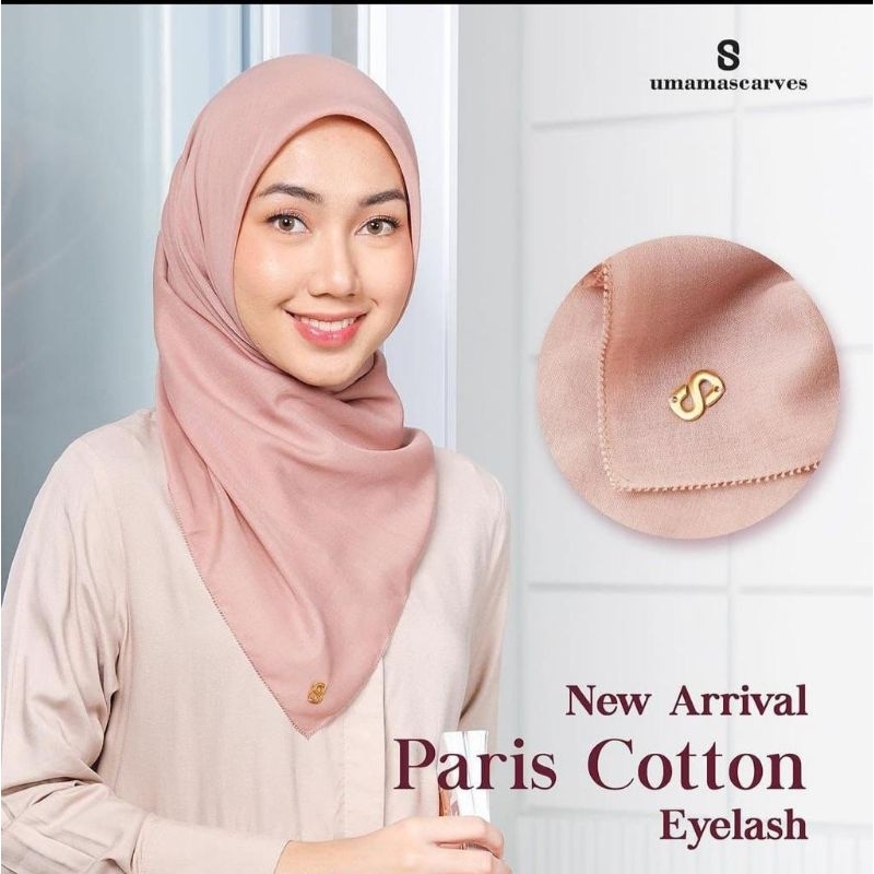 JILBAB PARIS CATTON EYELASH/PARIS UMAMA/JILBAB SEGI EMPAT/JILBAB POLOS UMAMA