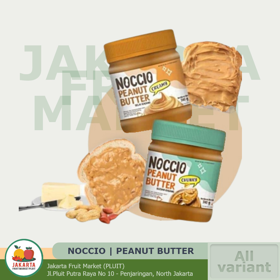 

SELAI NOCCIO PEANUT BUTTER ALL creamy / chunky olesan kacang