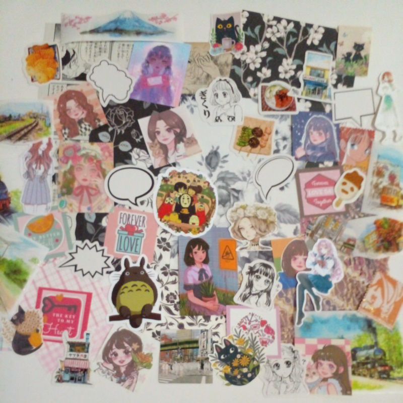 

(Kindly) Anime Journal - Anime Journaling - Anime Love Journal Kit (55+ pcs)