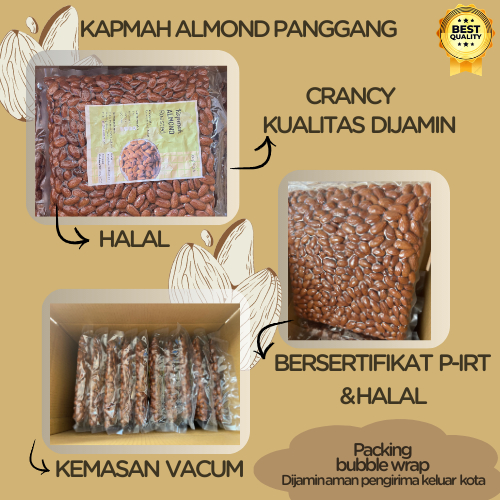 

Almond Roasted / Kacang almon panggang 10kg