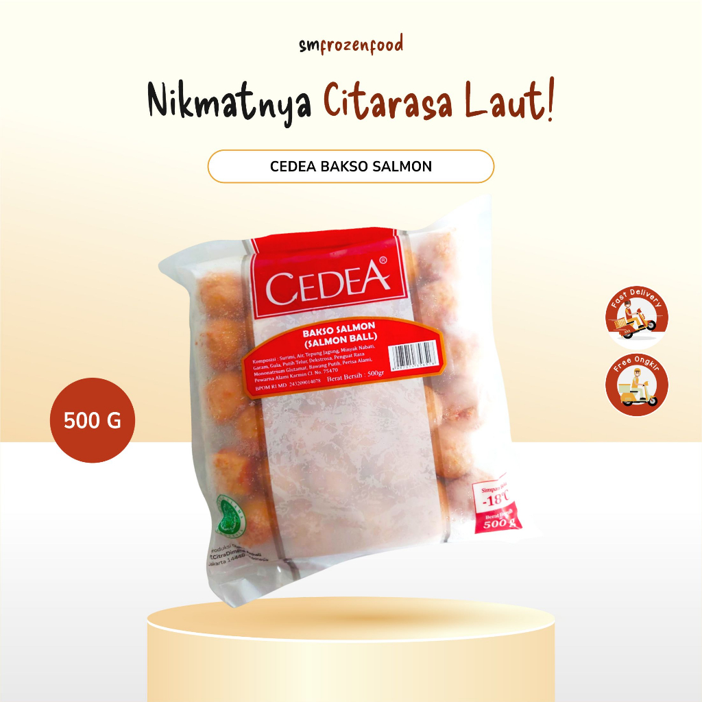 

Cedea Bakso Salmon 500 Gram Makanan Frozen Food Oalahan Ikan Enak Dan Praktis By Smfrozenfood