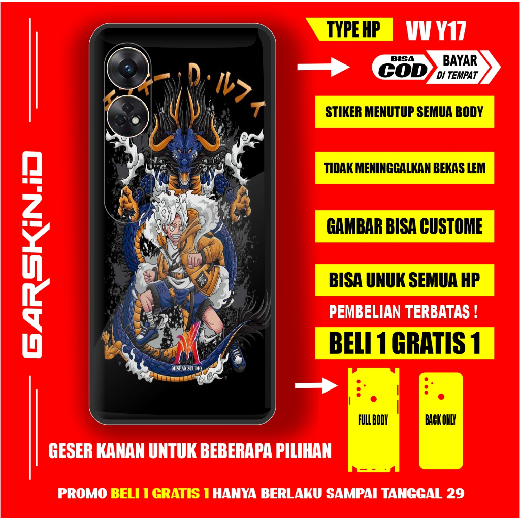 GARSKIN OPPO 8T AKSESORIS CASING PELINDUNG HP OPPO ORIGINAL GRASKIN 8T FULLBODY SKIN PROTEC DESAIN C