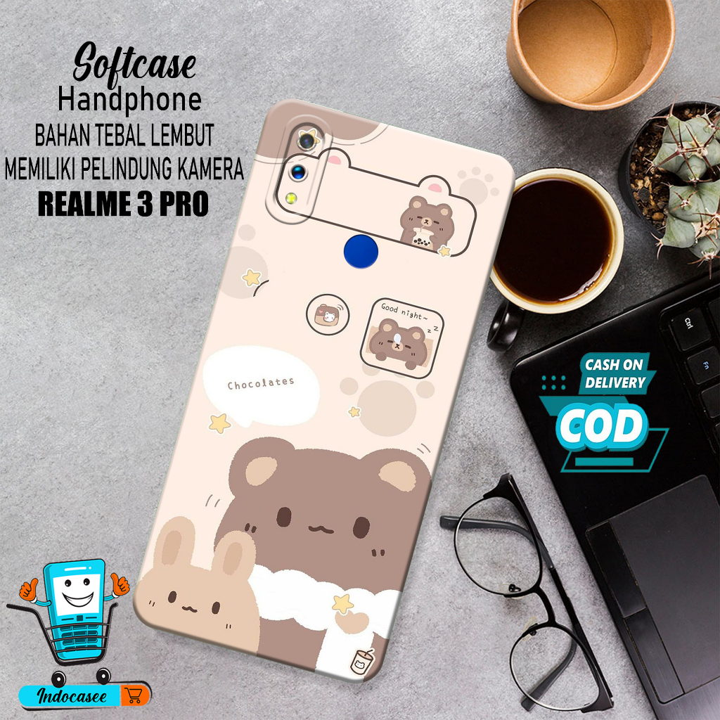 Case Hp REALME 3 PRO - Softcase REALME 3 PRO- Casing REALME 3 PRO- Kesing REALME 3 PRO- Silikon REAL