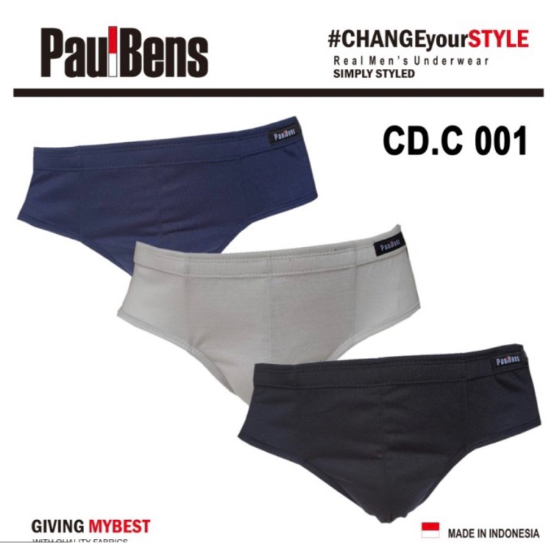 CELANA DALAM  PRIA ISI 3 /BOXER / CD/ KOLOR / DALEMAN PRIA PAULBENS MIKA