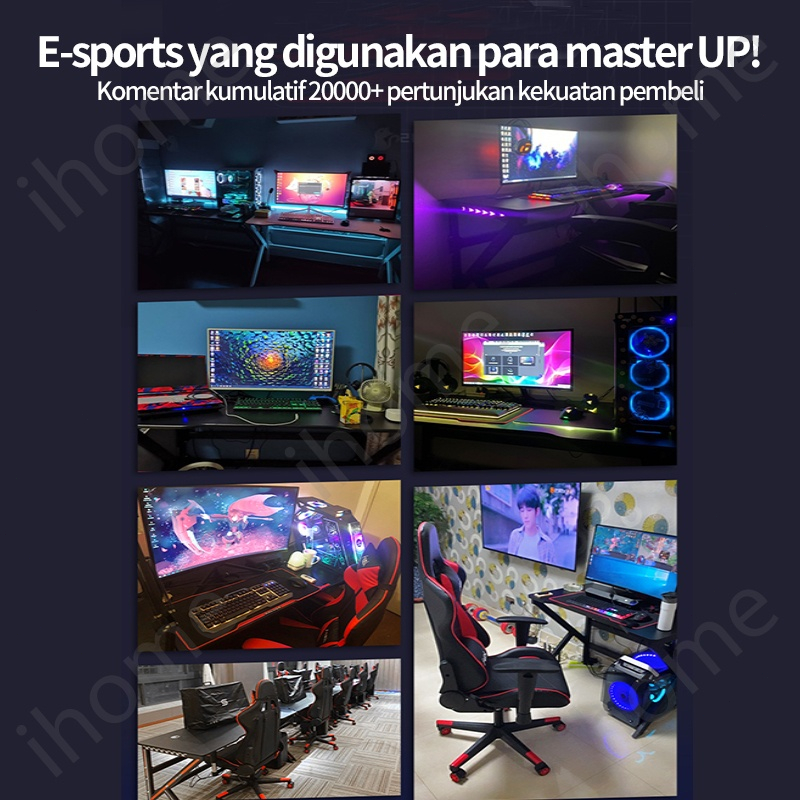 Bamboogrove_ Pengiriman Dari Surabaya---Meja Komputer Minimalis Meja Gaming Full Set Meja Kantor