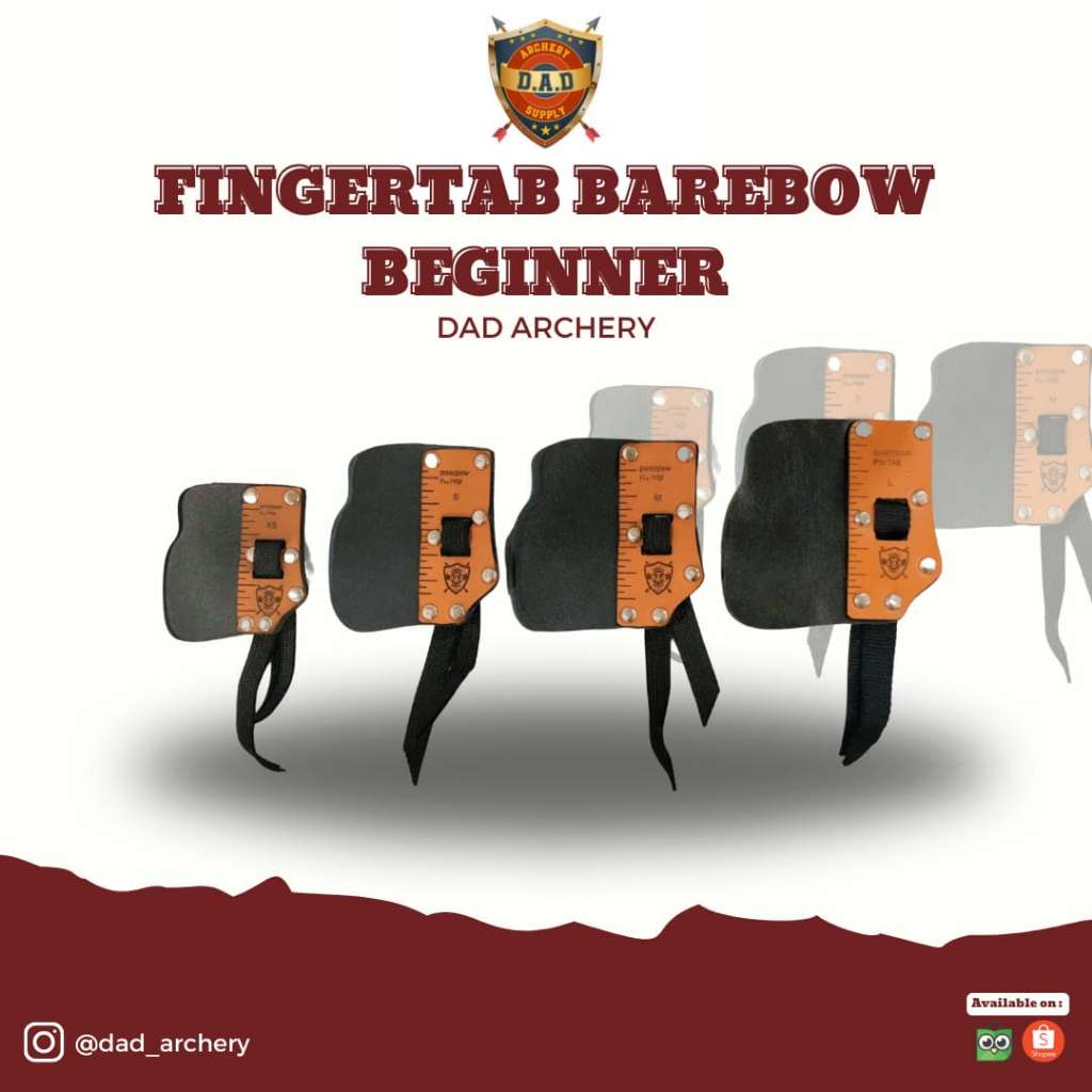 DAD FINGER TAB BAREBOW / FINGER TAB PEMULA BB / PELINDUNG JARI PANAHAN