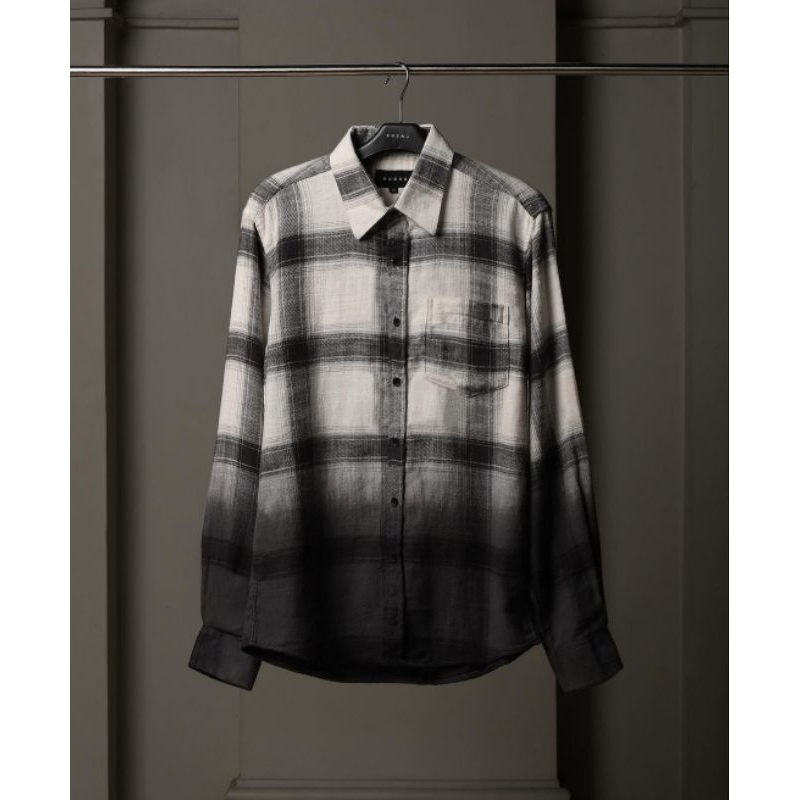 kemeja Flanel RUCAS hand dye gradation Size M