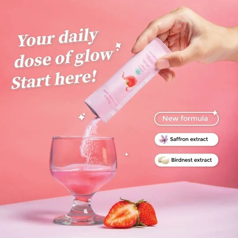 SALE Noera Collagen Drink by Reisya NEW (Birdnest + Saffron) ORI 100% Kudus untuk Perawatan kulit