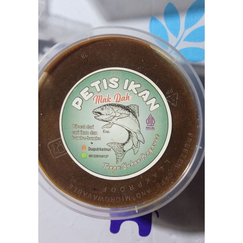 

Petis Ikan-Petis Sari ikan Laut Alami-Petis enak, manis, lezat