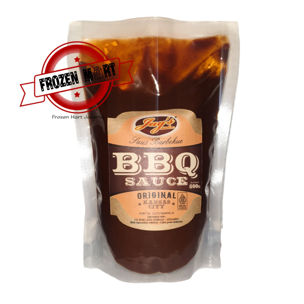 

JAYS BBQ Sauce / Saus Panggang Barbecue Steak Original Halal 500Gr - Pouch