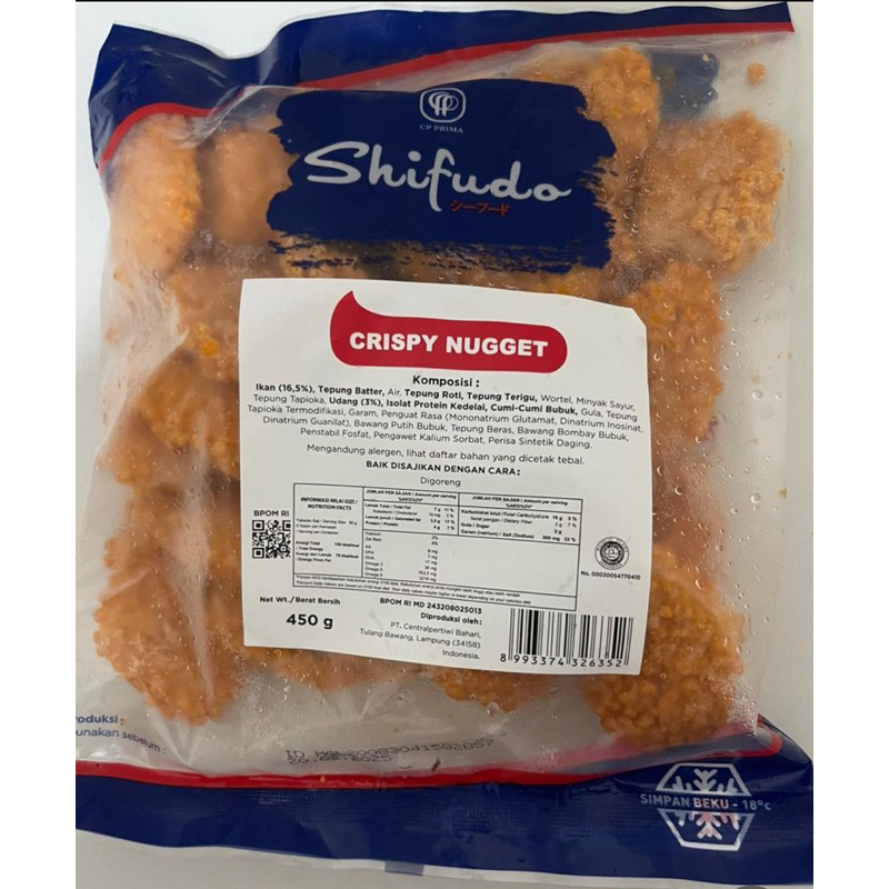 

SHIFUDO Crispy Nugget 450 gram