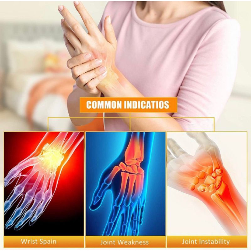 Deker Tangan KANAN Carpal Tunnel Syndrome CTS Penyangga pergelangan nyeri terapi alat patah tulang W